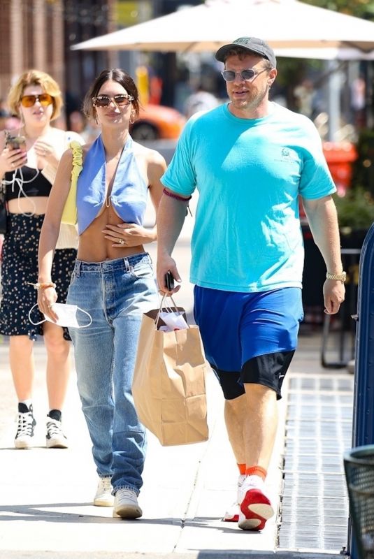 EMILY RATAJKOWSKI and Sebastian Bear McClard Out in New York 06/15/2021