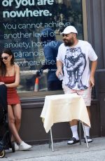 EMILY RATAJKOWSKI and Sebastian Bear-McClard Out with Their Baby on Father