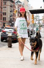 EMILY RATAJKOWSKI Out with Her Dog in New York 06/19/2021