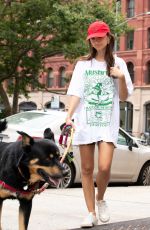EMILY RATAJKOWSKI Out with Her Dog in New York 06/19/2021