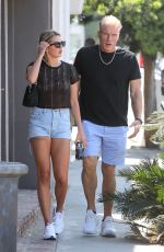 EMMA KROKDAL and Dolph Lundgren Shopping at Mel and Rose Wine, Spirits & Gifts in Los Angeles 06/03/2021