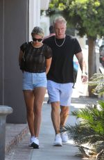 EMMA KROKDAL and Dolph Lundgren Shopping at Mel and Rose Wine, Spirits & Gifts in Los Angeles 06/03/2021