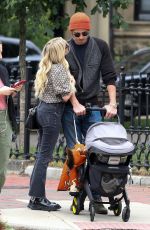 EMMA ROBERTS and Garrett Hedlund Out with Their Baby in Boston 06/25/2021