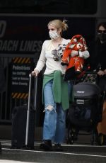 EMMA ROBERTS Arrives in Boston 06/01/2021