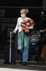 EMMA ROBERTS Arrives in Boston 06/01/2021