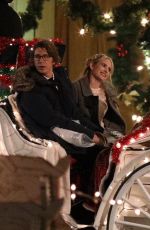EMMA ROBERTS on the Set of About Fate in Boston 06/29/2021