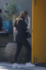 EMMA STONE Arrives at a Gym in Los Angeles 06/15/2021