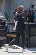 EMMA STONE Arrives at a Gym in Los Angeles 06/15/2021