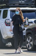EMMA STONE Arrives at a Gym in Los Angeles 06/15/2021