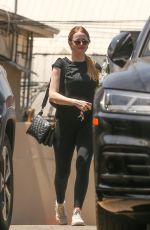 EMMA STONE at a Gym in Santa Monica 06/02/2021