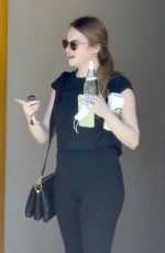 EMMA STONE at a Gym in Santa Monica 06/02/2021