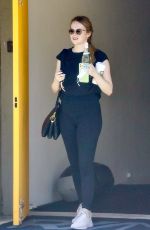 EMMA STONE at a Gym in Santa Monica 06/02/2021