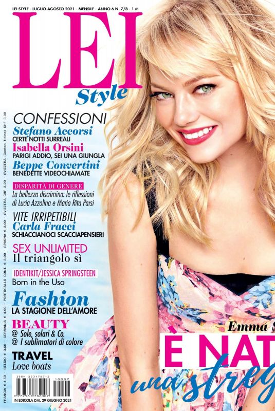 EMMA STONE in LEIStyle Magazine, July 2021
