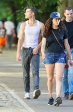 EMMY ROSSUM Out at Central Park in New York 06/16/2021