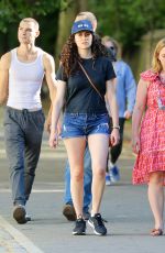 EMMY ROSSUM Out at Central Park in New York 06/16/2021