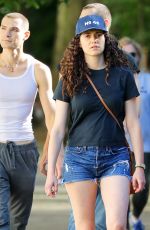 EMMY ROSSUM Out at Central Park in New York 06/16/2021