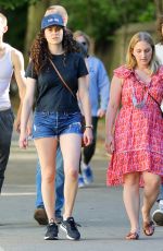 EMMY ROSSUM Out at Central Park in New York 06/16/2021