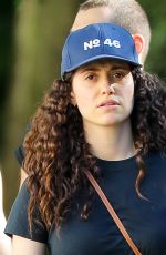 EMMY ROSSUM Out at Central Park in New York 06/16/2021