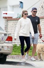 ERIN ANDREWS and Jarret Stoll Out with Their Dog in Los Angeles 06/28/2021