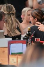 FAMKE JANSSEN at a Dinner at Bar Pitti in New York 06/23/2021