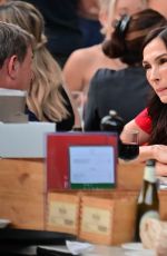 FAMKE JANSSEN at a Dinner at Bar Pitti in New York 06/23/2021