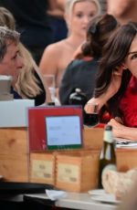 FAMKE JANSSEN at a Dinner at Bar Pitti in New York 06/23/2021
