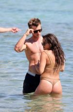 FAYE BROOKES in Bikini at a Beach in Greece 06/18/2021
