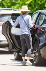 FELICITY HUFFMAN Out wit Her Dogs in Los Angeles 05/31/2021