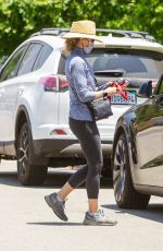 FELICITY HUFFMAN Out wit Her Dogs in Los Angeles 05/31/2021