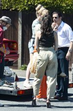 GEMMA ARTERTON ont he Set of Freegard in London 06/16/2021