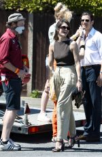 GEMMA ARTERTON ont he Set of Freegard in London 06/16/2021
