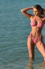 GEORGIA HARRISON in Bikini at a Beach in Miami 05/31/2021