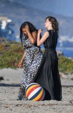 GEORGIA MAY JAGGER and PALOMA ELESSER at a Photoshoot in Malibu 06/13/2021
