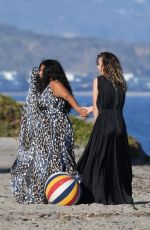 GEORGIA MAY JAGGER and PALOMA ELESSER at a Photoshoot in Malibu 06/13/2021