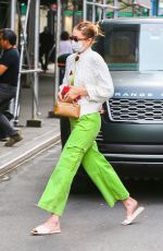 GIGI HADID Gets a Covid Caccine at Walgreens in New York 06/03/2021