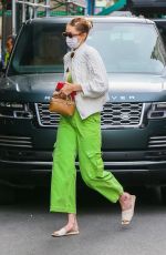 GIGI HADID Gets a Covid Caccine at Walgreens in New York 06/03/2021