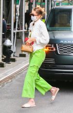 GIGI HADID Gets a Covid Caccine at Walgreens in New York 06/03/2021