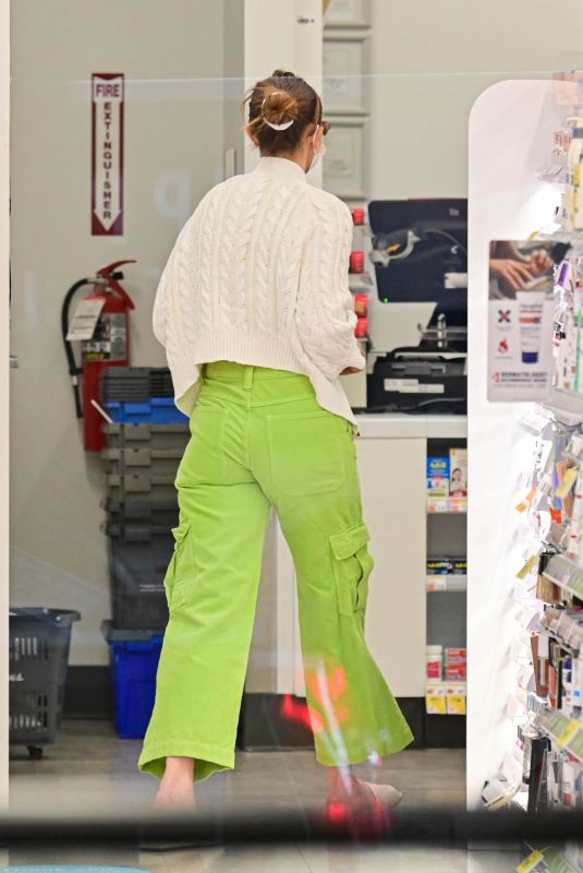 GIGI HADID Gets a Covid Caccine at Walgreens in New York 06/03/2021