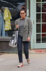 GINA GERSHON Shopping at Footlocker in New York 06/01/2021