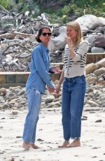GWYNETH PALTROW Out on the Beach in Montecito 06/06/2021