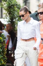HAILEY and Justin BIEBER at DInand Restaurant in Paris 06/20/2021