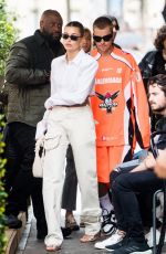 HAILEY and Justin BIEBER at DInand Restaurant in Paris 06/20/2021