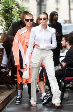 HAILEY and Justin BIEBER at DInand Restaurant in Paris 06/20/2021