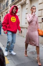 HAILEY and Justin BIEBER Out for Dinner at Le Stresa Restaurant in Paris 06/21/2021