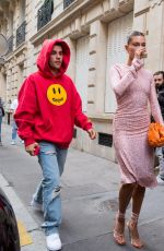 HAILEY and Justin BIEBER Out for Dinner at Le Stresa Restaurant in Paris 06/21/2021