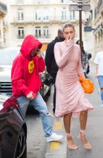 HAILEY and Justin BIEBER Out for Dinner at Le Stresa Restaurant in Paris 06/21/2021