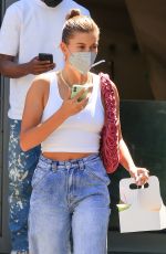 HAILEY BIEBER and JUSTINE SKYE Shopping at H.Lorenzo in West Hollywood 06/09/2021