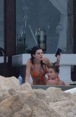HAILEY BIEBER and KENDALL JENNER in Bikinis in Cabo San Lucas 06/13/2021