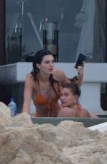 HAILEY BIEBER and KENDALL JENNER in Bikinis in Cabo San Lucas 06/13/2021