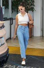 HAILEY BIEBER at a Skincare Clinic in Beverly Hills 06/08/2021